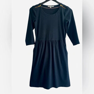 Boden Ladies Little Black Dress A-Line Jersey Size 6
